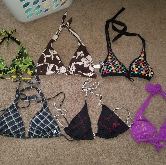 Billabong Other - (3 FOR $15) Bundle of 6 swim wear tops Billabong Other - (3 FOR $15) Bundle of 6 swim wear tops